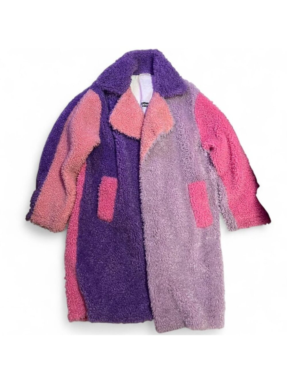 Somewhere Nowhere Beet Fluff Coat Large - Picture 2 of 5